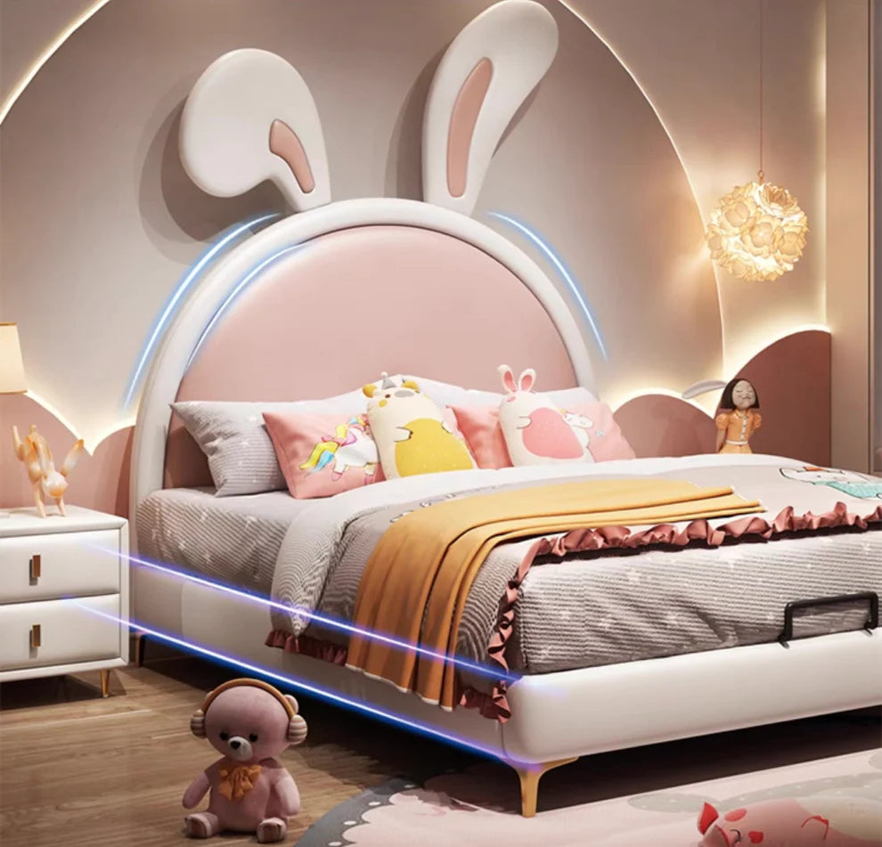 Get Your Child's Imagination Hopping with Our Rabbit Ears Style Children's Bed