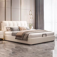 Belle Époque Leather Storage Bed #956