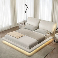 Lumina Float Leather Bed #861