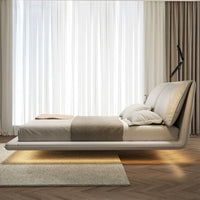 Lumina Float Leather Bed #861