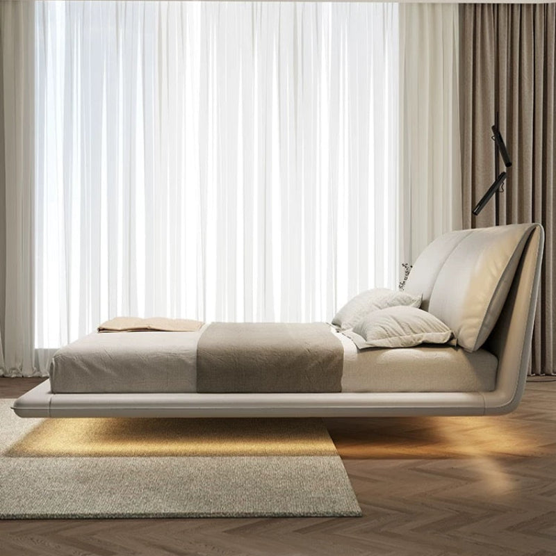 Lumina Float Leather Bed #861