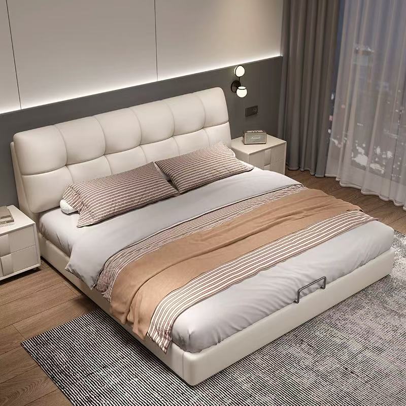 Belle Époque Leather Storage Bed #956