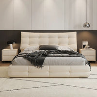 Éclair Puff Leather Bed #916