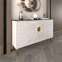 Soleil Royale Sideboard — Slate Top Entry Cabinet
