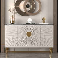 Soleil Royale Sideboard — Slate Top Entry Cabinet