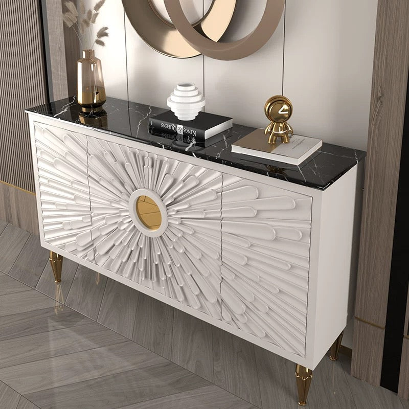 Soleil Royale Sideboard — Slate Top Entry Cabinet