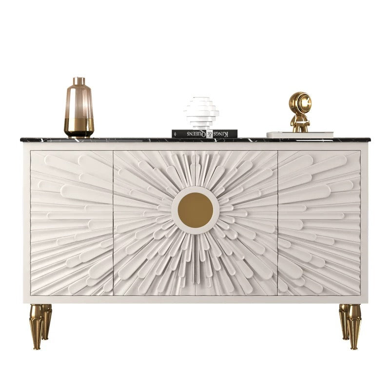 Soleil Royale Sideboard — Slate Top Entry Cabinet