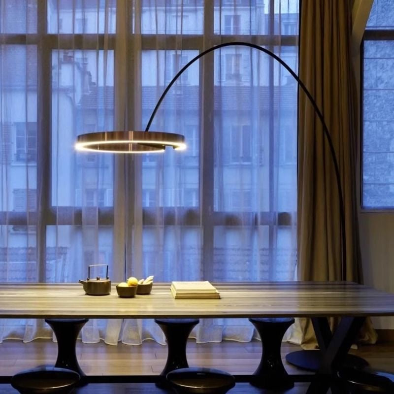 ArcHalo Floor Lamp — Modern Luxe Arched Lighting