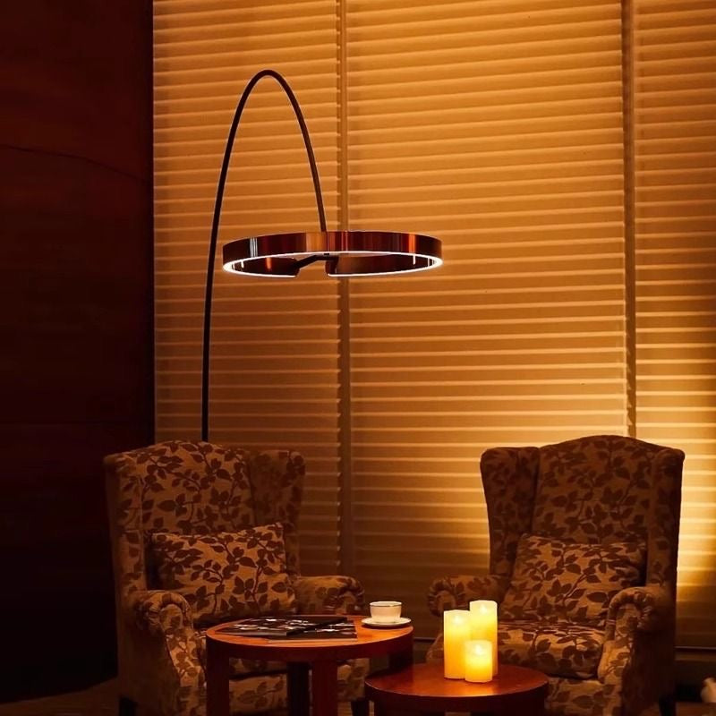 ArcHalo Floor Lamp — Modern Luxe Arched Lighting