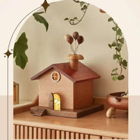 Balloon House Wooden Coin Bank