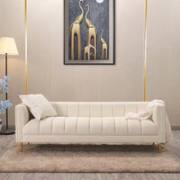 Blanche Channel Tufted End-of-Bed Bench