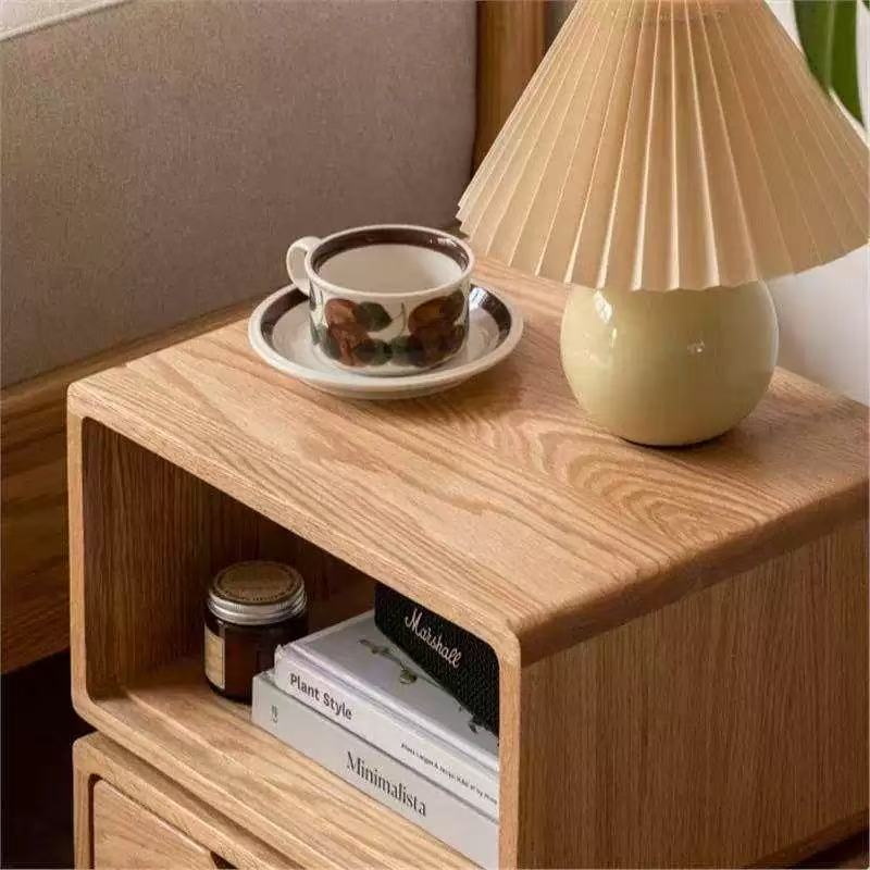 Orbit Wood Swivel Nightstand