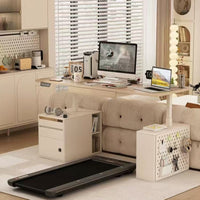 Alto Solid Wood Standing Desk With Storage