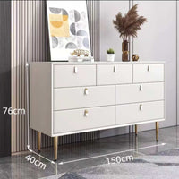 Liora 8-Drawer Solid Wood Dresser