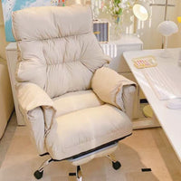 CloudNest Plush Desk Chair