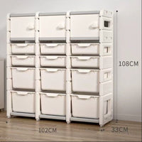 TidyTots Multi-Bin Storage Cabinet