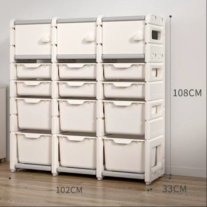 TidyTots Multi-Bin Storage Cabinet