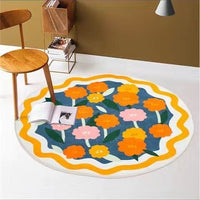 Creative Floral and Cartoon Shape Rug Collection
