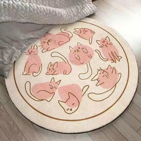 Creative Floral and Cartoon Shape Rug Collection