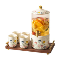 BloomPour Glass Beverage Dispenser Set