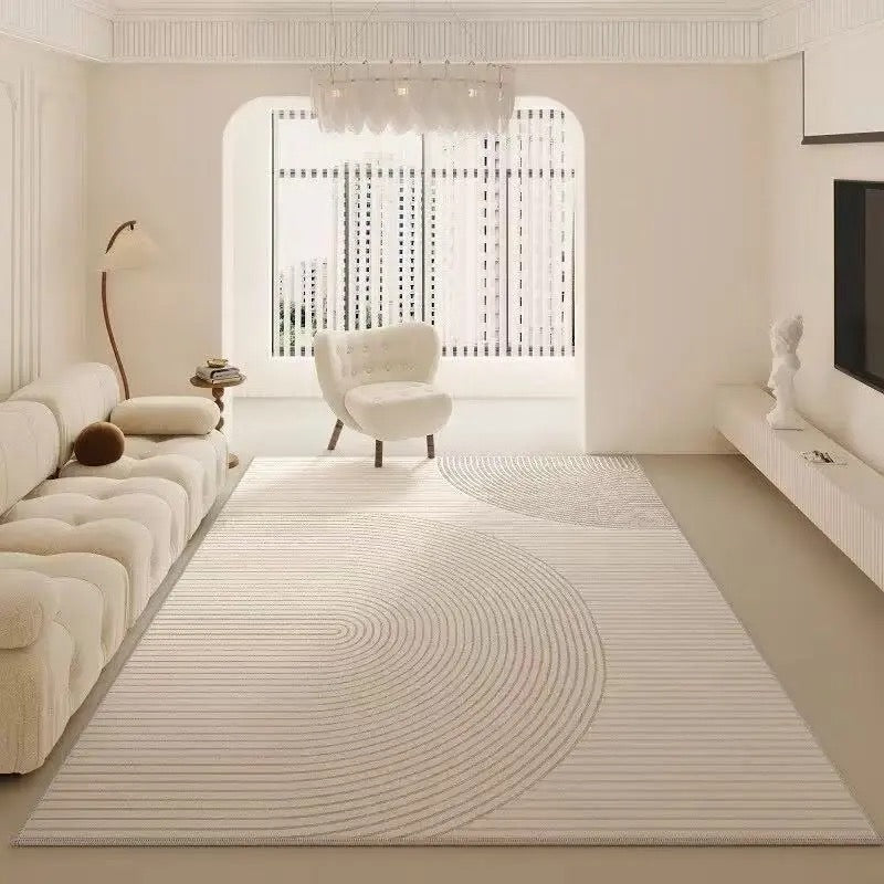 Cream Luxe Waterproof Area Rug