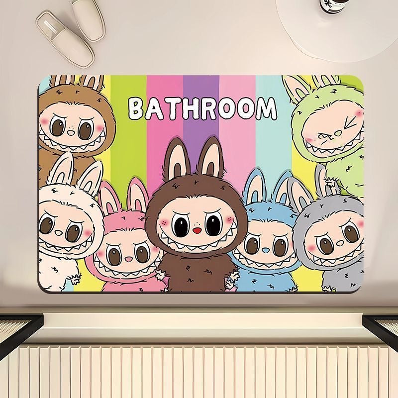 Labubu Fun Splash Bath Mat