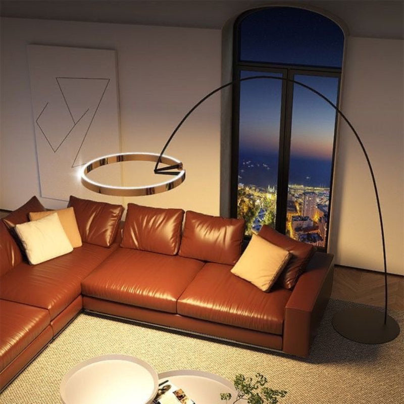 ArcHalo Floor Lamp — Modern Luxe Arched Lighting