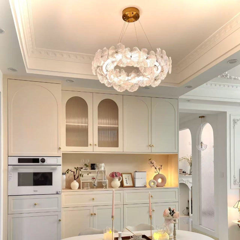 BloomHalo Crystal Pendant Light