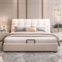 Belle Époque Leather Storage Bed #956