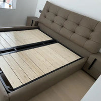 Éclair Puff Leather Bed #916