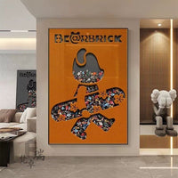 Robot Toy Violent Bear Decorative Painting