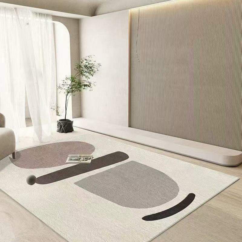 Faux Cashmere Large Carpet Short Pile