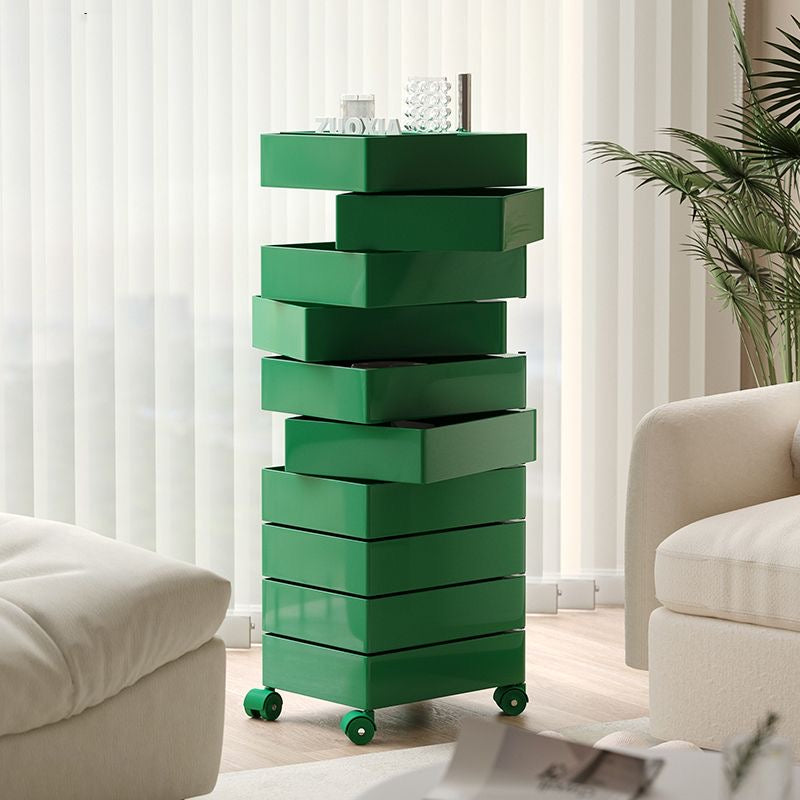Multi-Layer Pulley Storage Cabinet
