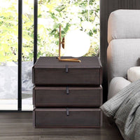 Solid Wood Rotating Bedside Table