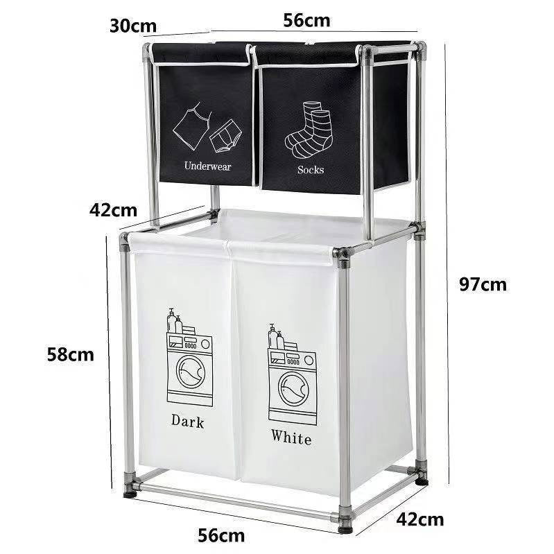 Four Compartment Clothes Storage