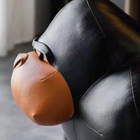 Chimpanzee Leather Stool
