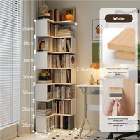 Arlo Corner Wood Bookshelf