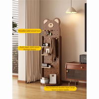 Bear Hug Rotatable Full-Length Mirror & Coat Rack Set