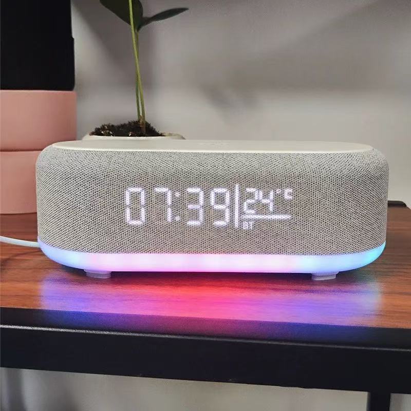 Aura Glow Alarm Clock Speaker
