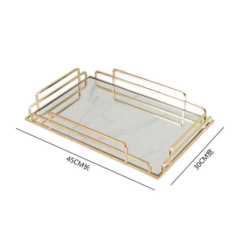 Luxe Mirror Serving Tray