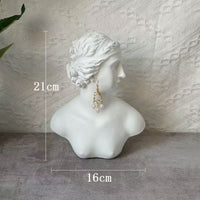 Athena Bust Jewelry Stand
