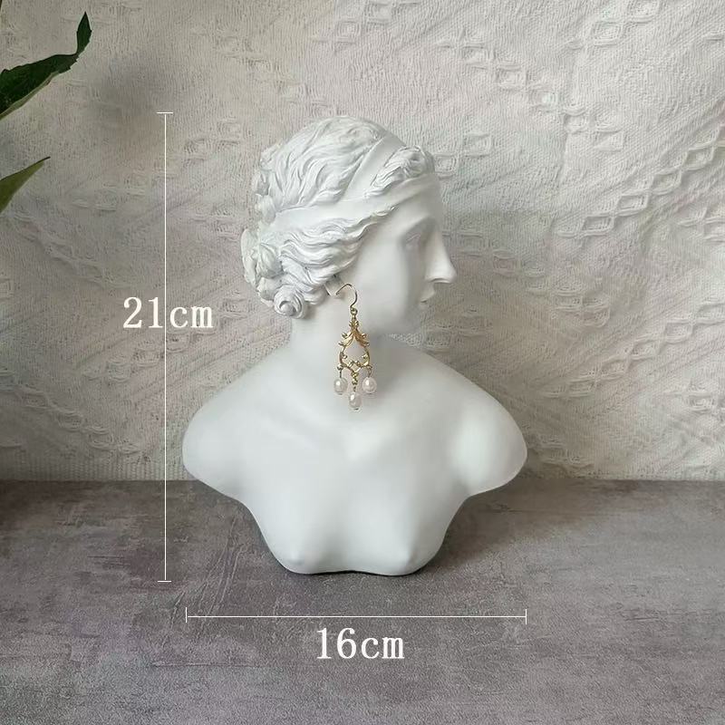 Athena Bust Jewelry Stand
