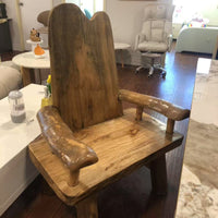 Rustic Monarch Solid Wood Armchair