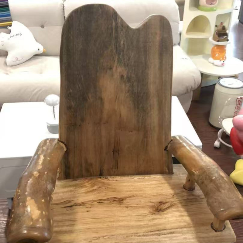 Rustic Monarch Solid Wood Armchair