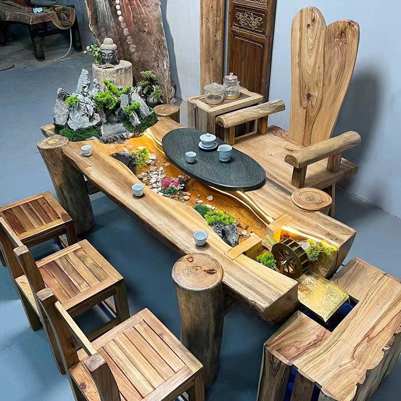 Rustic Monarch Solid Wood Armchair