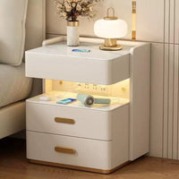 LuxeGlow Smart/RockSlab Nightstand