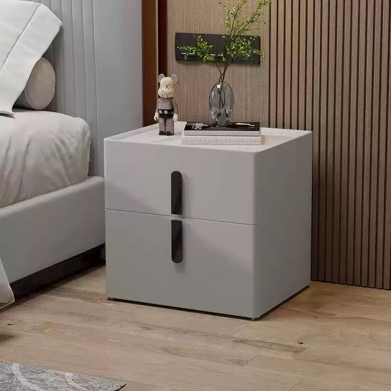 Modena Faux Leather Nightstand