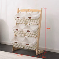 Willow Grid Tiered Storage Rack