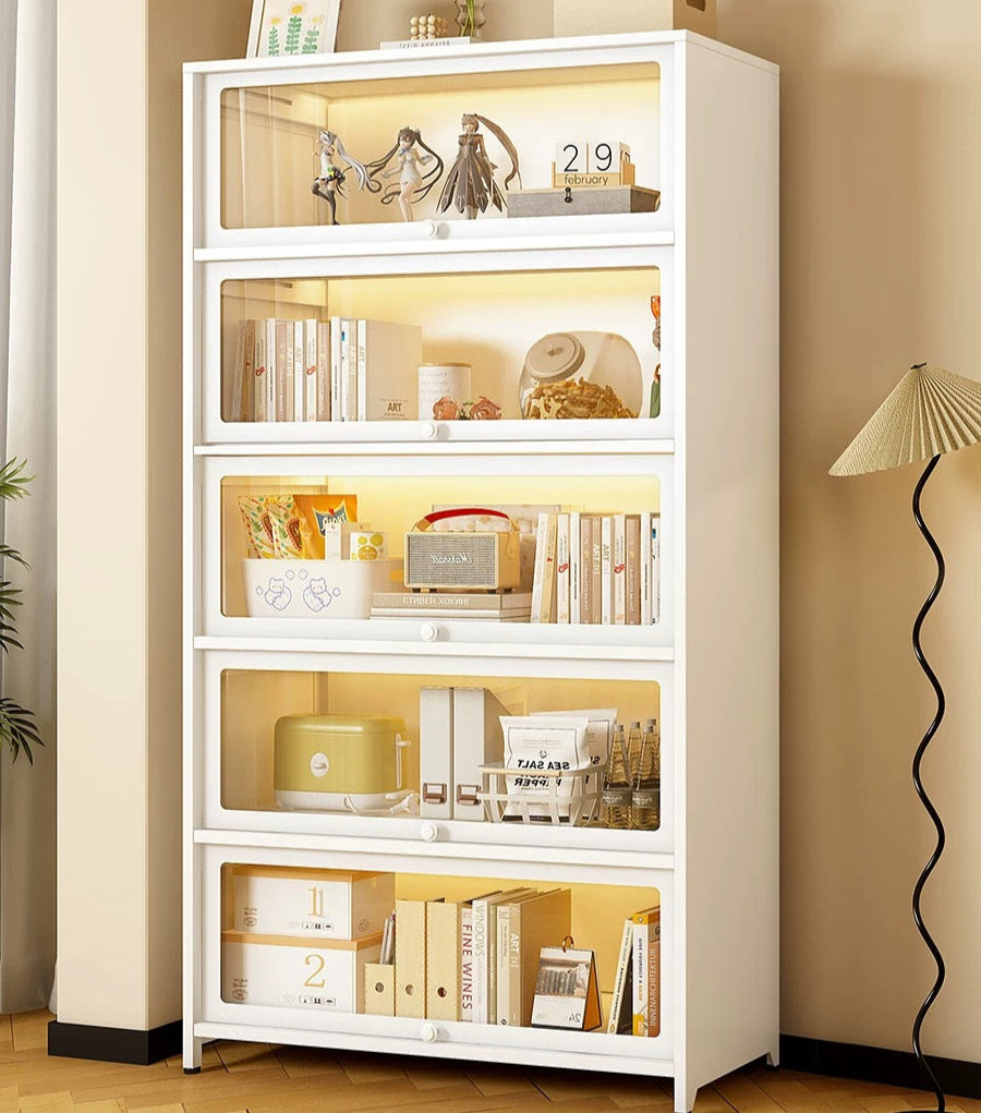 LumiShelf Iron Display Cabinet