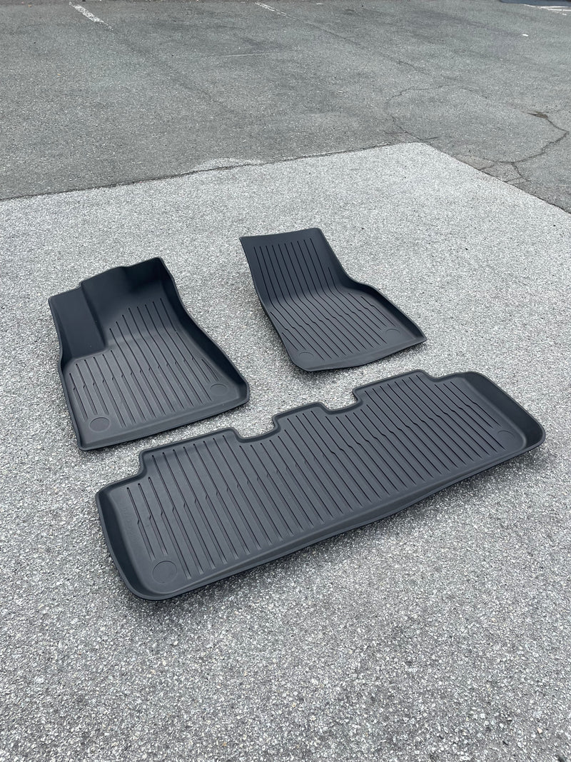 Tesla Floor Mats Three Piece Set